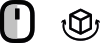 Left click of the mouse to rotate the product