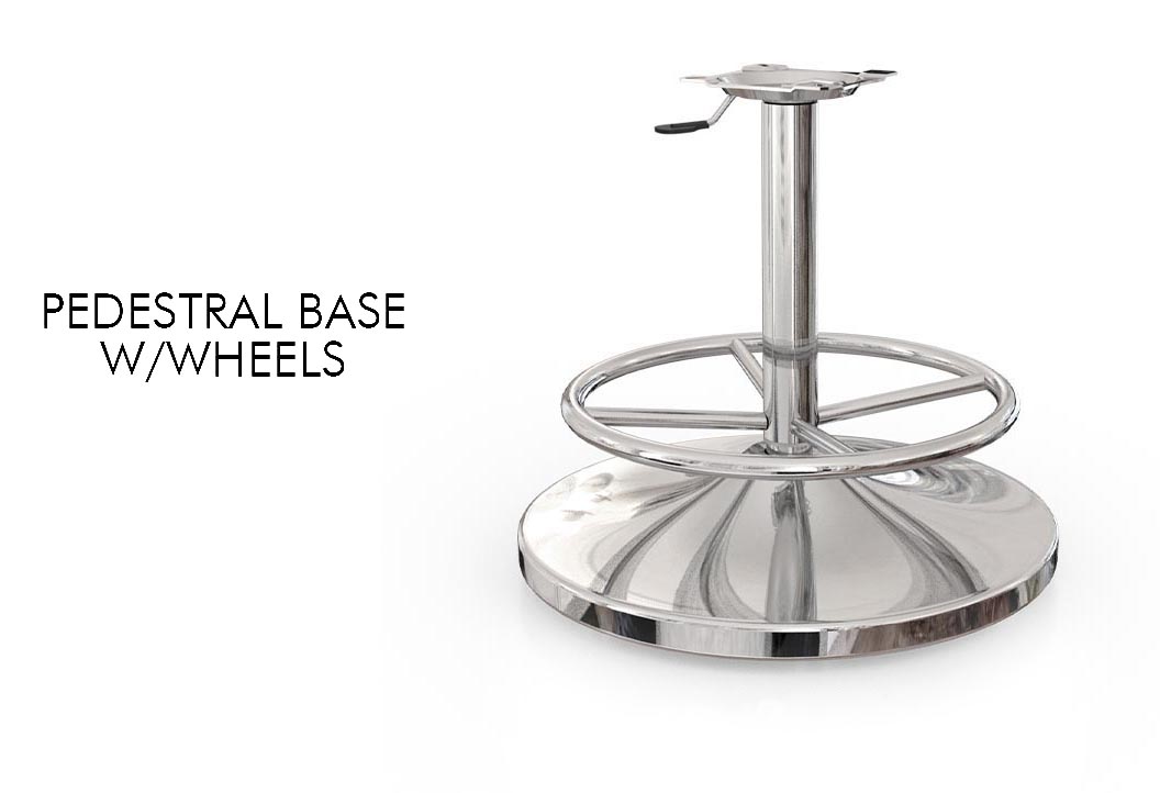 Pedestral Base w/wheels